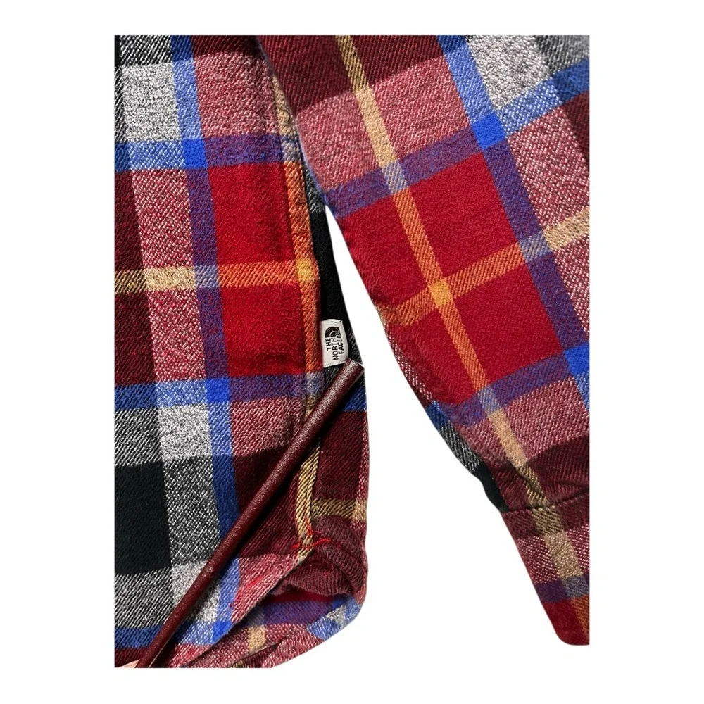 THE NORTH FACE Check Flannel Rugged Outdoors Long Sleeve Shirt Men’s Medium